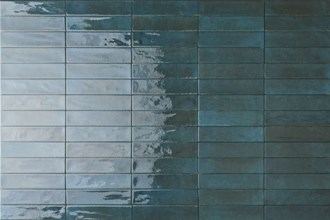 SOHO BLU GLOSS 60X250 -Tile size is IMPERFECT - GROUT JOINTS MAY NOT BE EVEN 